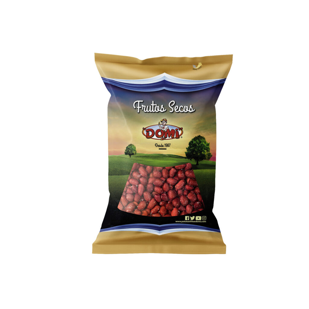 Mani frito piel
